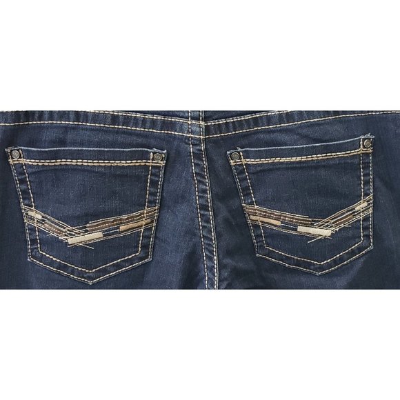 BKE Buckle ~ Women's Boot Stretch ~ Dakota Dark Wash Embroidered ~ Sz 29 - Picture 4 of 15